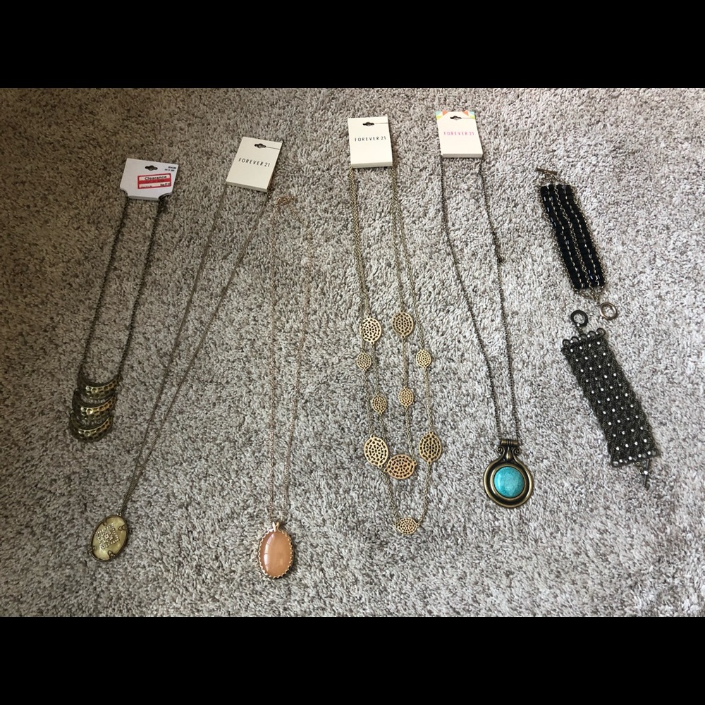 Forever 21 necklaces and bracelets